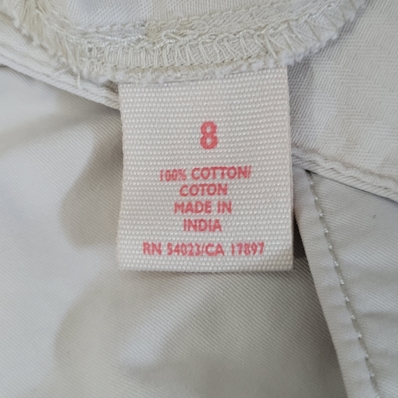 OLD NAVY Chino Khaki Ladies Lot of Two Wide Leg Pants Mid Rise Dark Tan Olive an - Picture 6 of 10